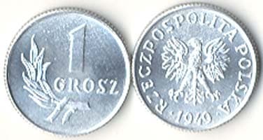 1,000 Poland KM39(U) 1 Grosz Bulk World Coins representative product image