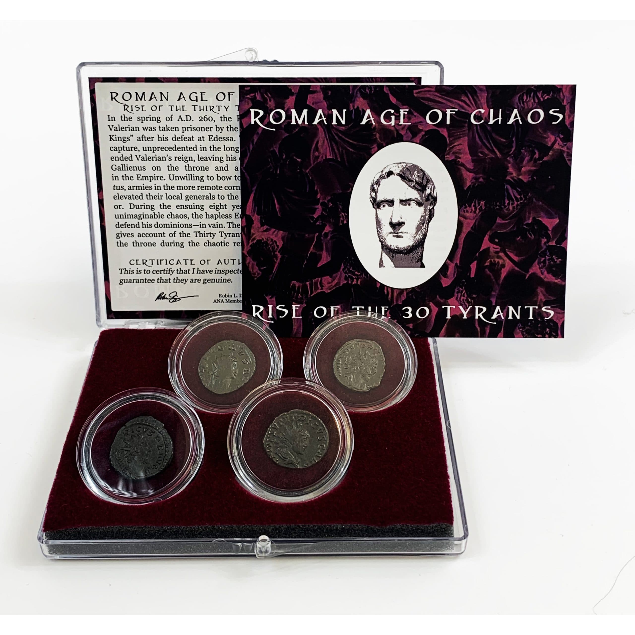 Roman Age of Chaos: Rise of the Thirty Tyrants (Four-Coin Clear Box Set) representative product image