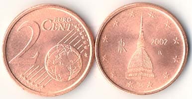Italy KM211(U) 2 Ital. Cents β Lot of 100 representative product image