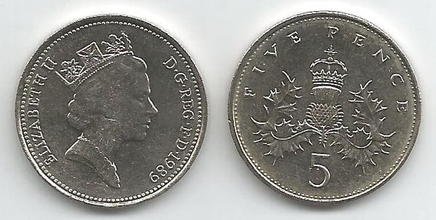 Great Britain KM937(U) 5 Pence β Lot of 30 representative product image