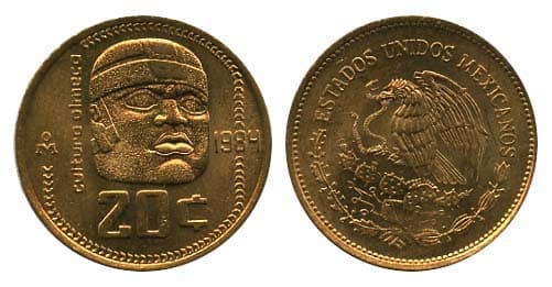 Mexico KM491(U) 20 Centavos β Lot of 50 representative product image