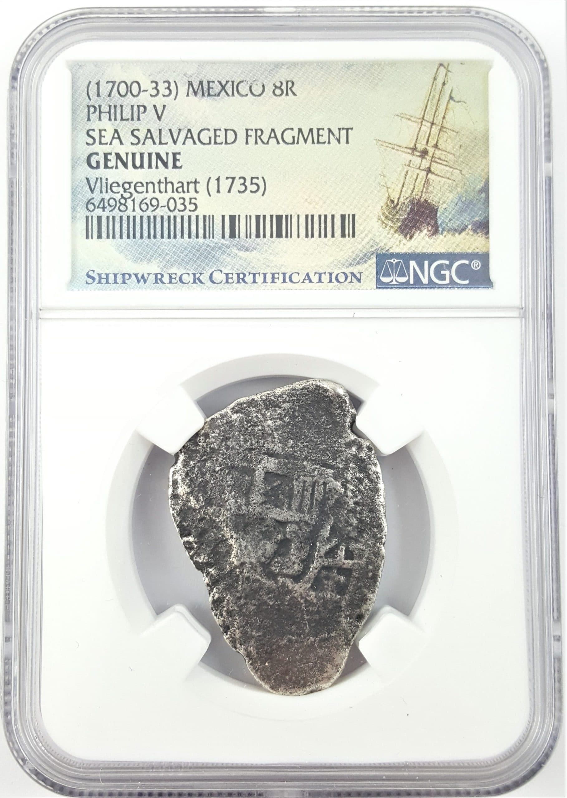 NGC-Certified Roman Coin: Vliegenthart, 395, Grade NG β representative ECC supplier stock image; exact coin and slab vary