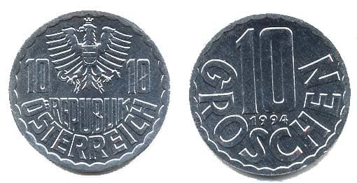 Austria KM2878(U) 10 Groschen β Lot of 80 representative product image