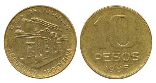 Argentina KM93(VF-XF) 10 Pesos β Lot of 30 representative product image