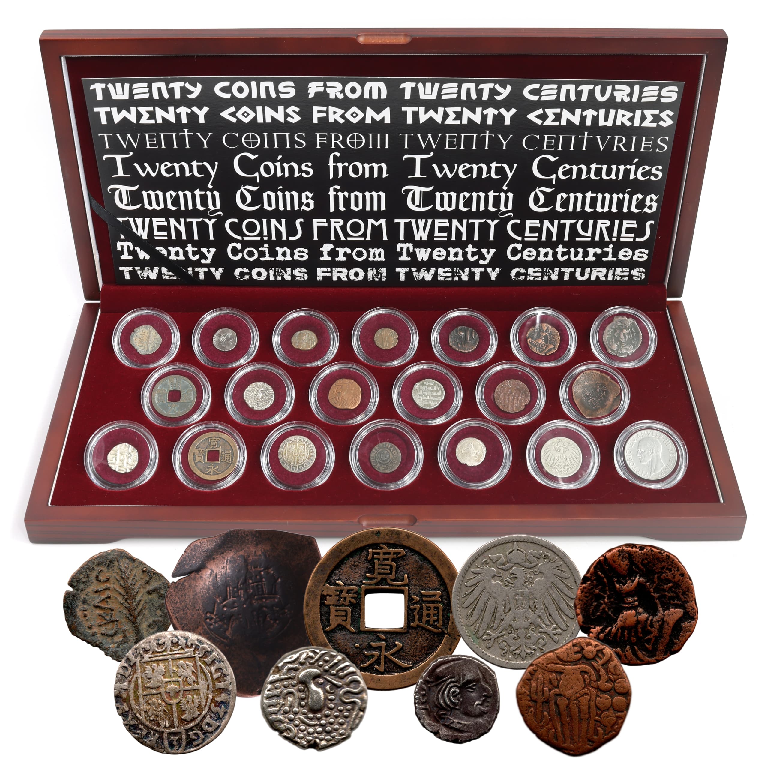 Twenty Coins from Twenty Centuries: Boxed Collection of Coins from the First through the Twentieth Centuries AD representative product image