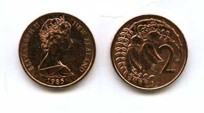 New Zealand KM32(CL) 2 Cents β Lot of 40 representative product image