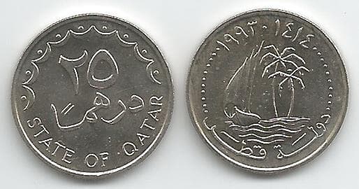 Qatar KM4(U) 25 Dirhim β Lot of 10 representative product image