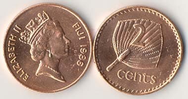 Fiji KM50(U) 2 Cents β Lot of 65 representative product image
