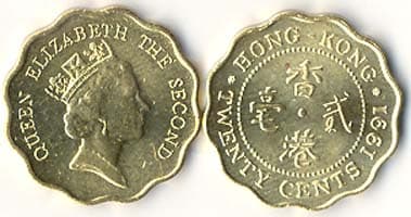 Hong Kong KM59(U) 20 Cents β Lot of 28 representative product image