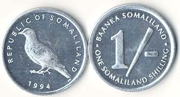 Somaliland KM1(U) 1 Shilling – Lot of 100 representative product image