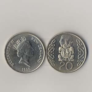New Zealand KM81(U) 20 Cents β Lot of 20 representative product image