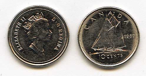 Canada KM183(C) 10 Cents β Lot of 50 representative product image