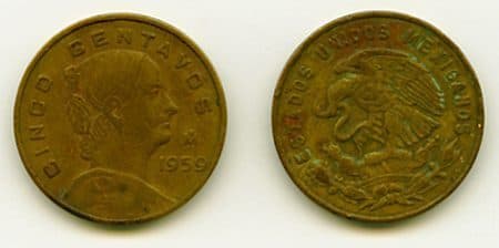 Mexico KM426(VF) 5 Centavos β Lot of 100 representative product image