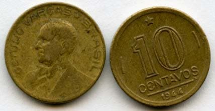 Brazil KM555a.2(F-VF) 10 Centavos β Lot of 40 representative product image