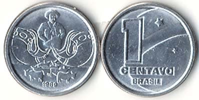 Brazil KM611(U) 1 Centavo β Lot of 100 representative product image