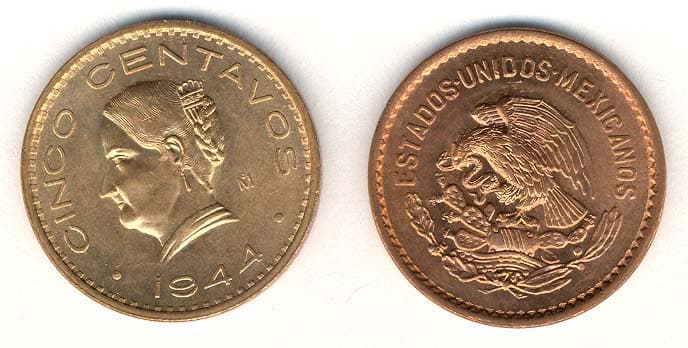 Mexico KM424(U) 5 Centavos β Lot of 30 representative product image