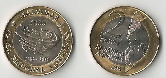 Argentina KM176(U) 2 Pesos β Lot of 16 representative product image