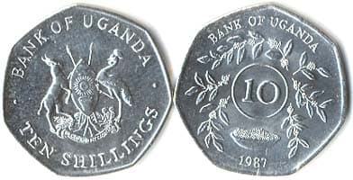 Uganda KM30(U) 10 Shillings β Lot of 100 representative product image