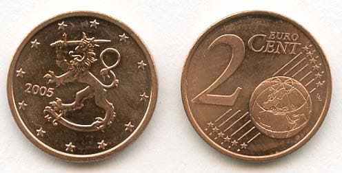 Finland KM99(U) 2 Finl. Cents β Lot of 70 representative product image
