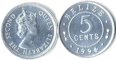 Belize KM115(U) 5 Cents β Lot of 25 representative product image