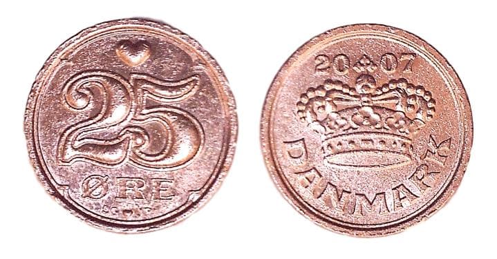 Denmark KM868(CL) 25 Ore β Lot of 78 representative product image