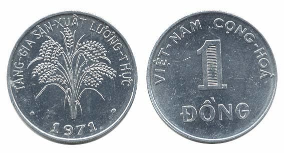 Viet Nam South KM12(U) 1 Dong β Lot of 20 representative product image