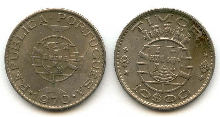 Timor KM22(VF) 10 Escudos – Lot of 20 representative product image