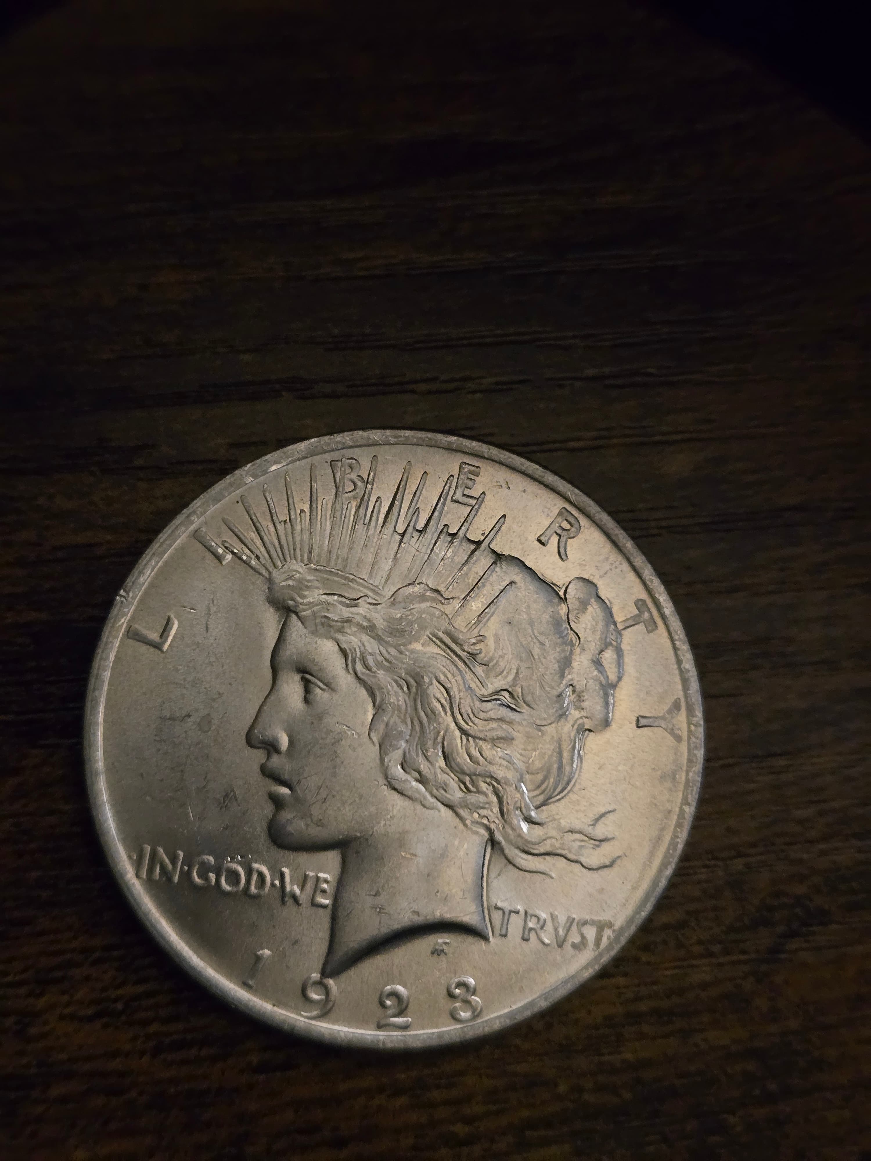 Product image - 1923 Peace Silver Dollar 90% Silver Circulated
