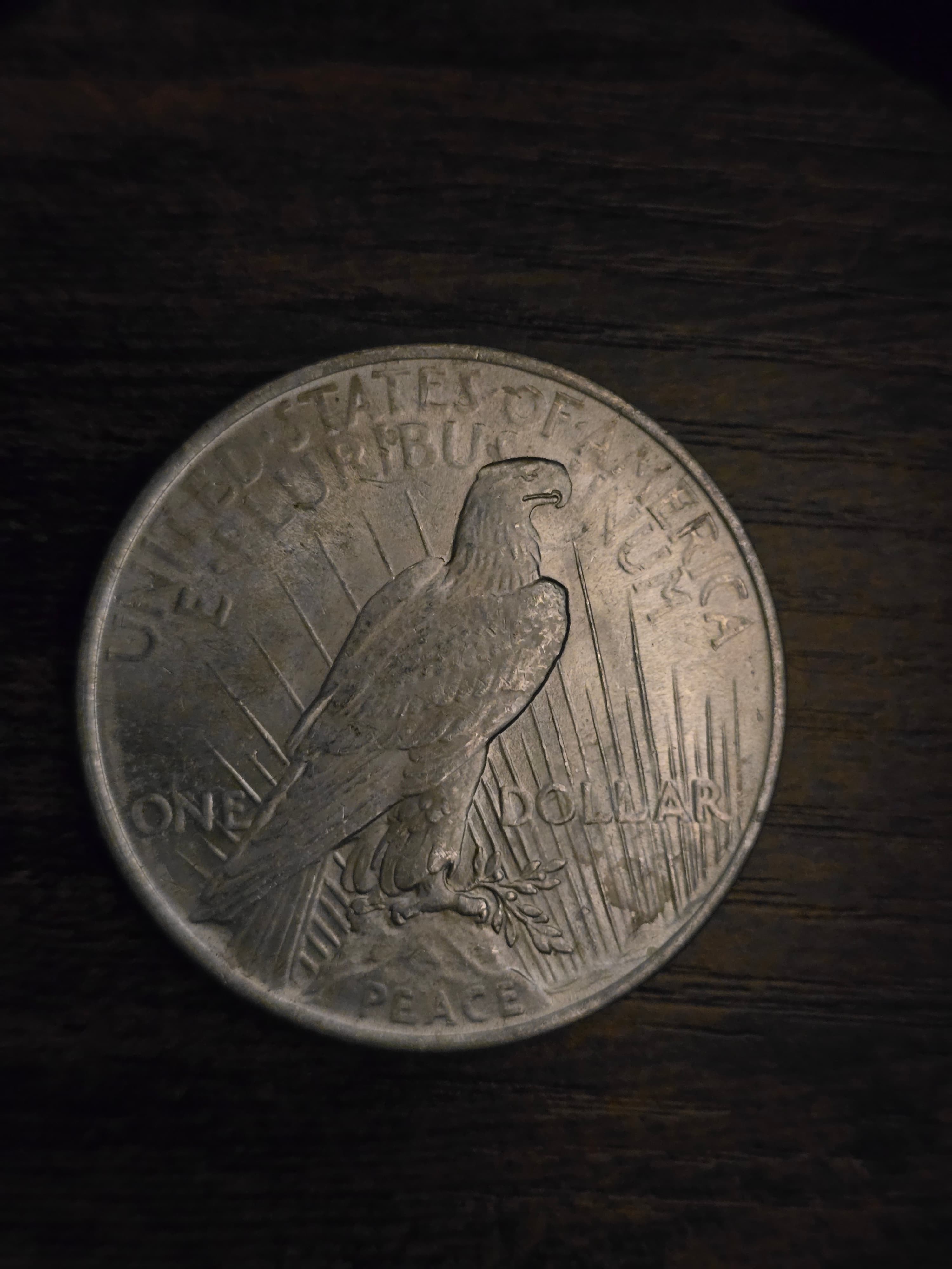 Product image - 1923 Peace Silver Dollar 90% Silver Raw US Coin Circulated Collector Coin