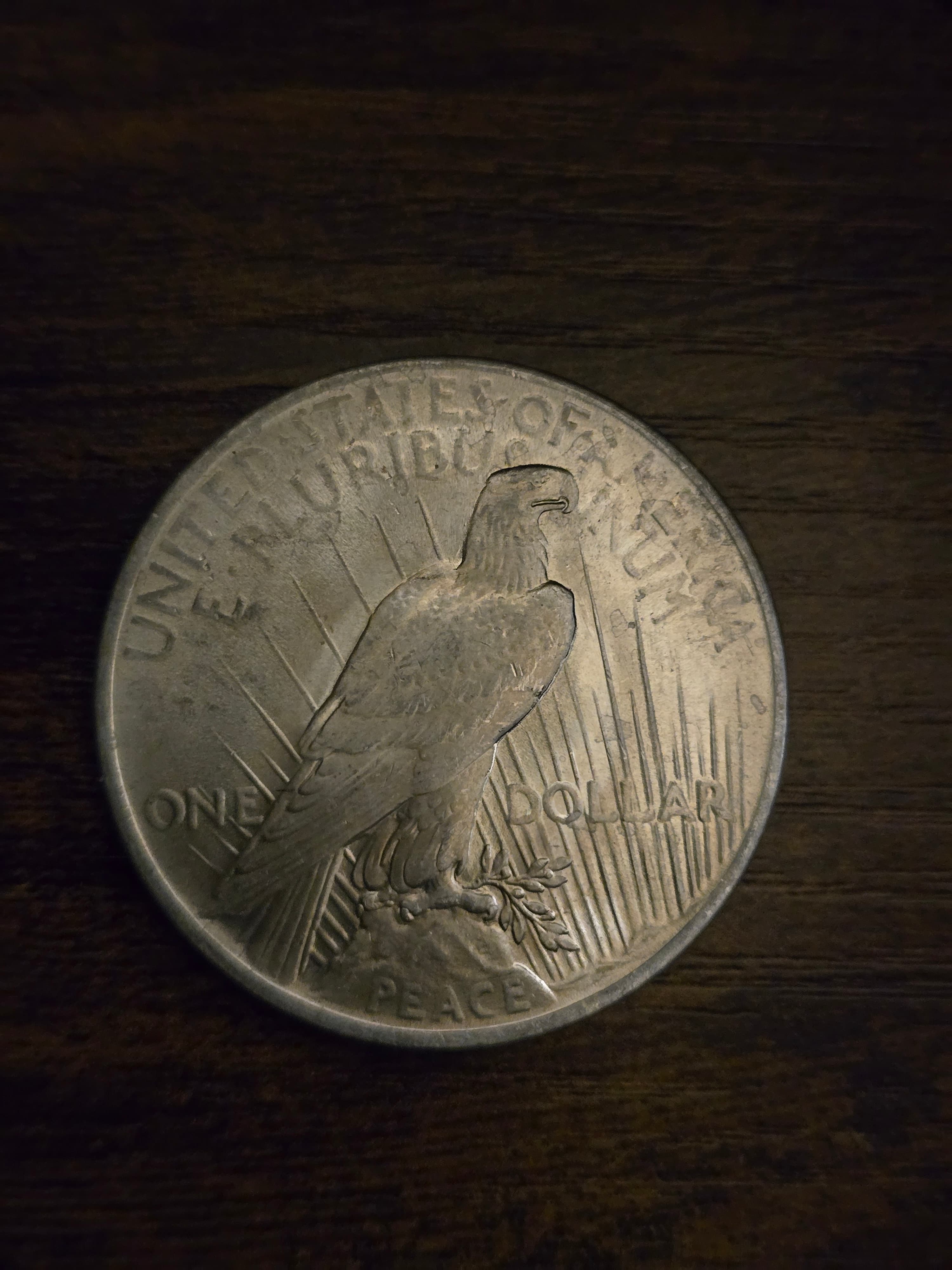 Product image - 1923 Peace Silver Dollar 90% Silver Raw US Coin Circulated Collector Coin