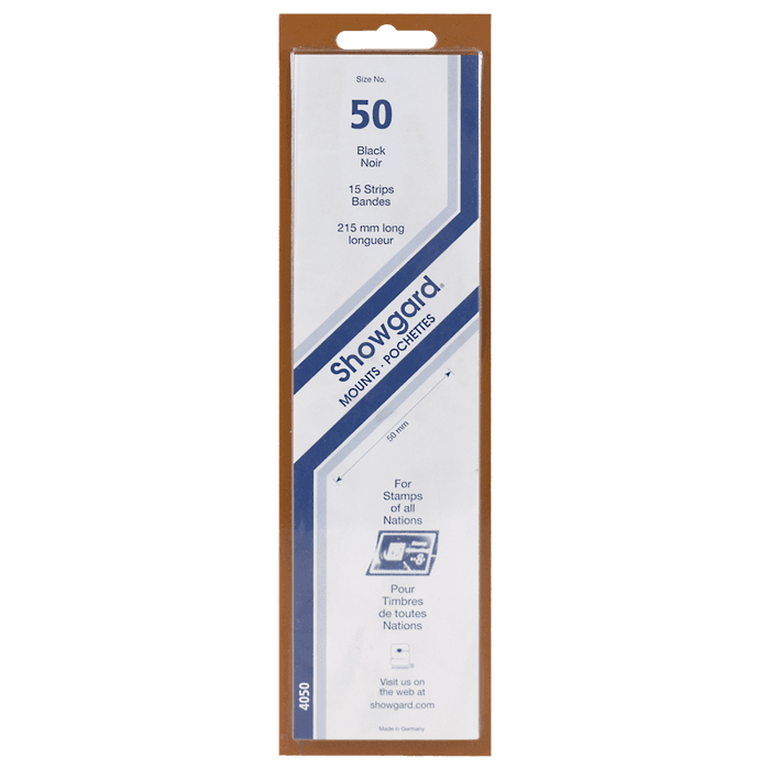 Showgard Mounts - 215mm Strips (Black) - 50x215mm