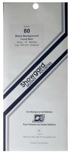 Showgard Showgard Mounts - 240mm Strips (Black) - 80x240mm