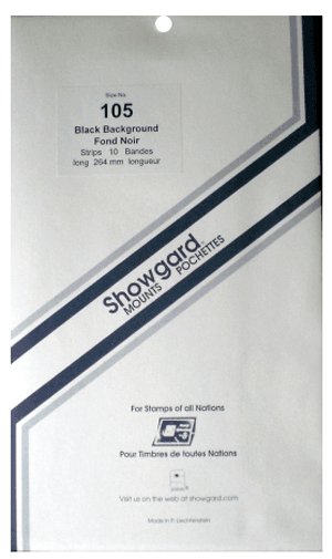 Showgard Showgard Mounts - 264mm Strips (Black) - 105x264mm