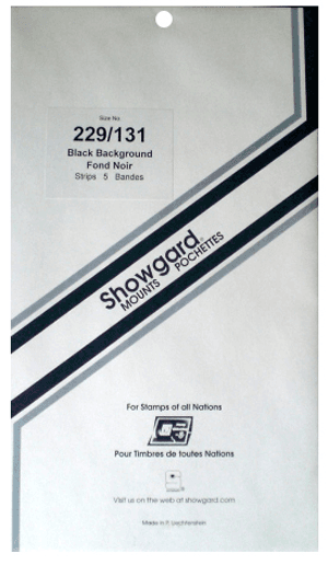229x131 Showgard Blocks, Strips and Souvenir Sheets (Black)