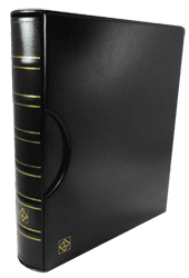 Grande Classic 3 Ring Certified Coin Slab Album with Slip Case (4 Pages) Black