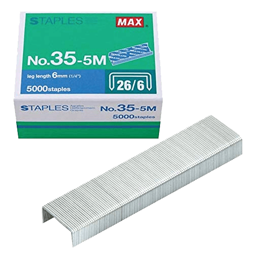 35-5M 1/4" Standard Staple (5000 per Box)