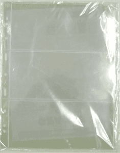 3 Pocket Grande Pages for Large Notes, Clear - GRANDE3C
