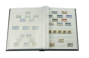 Hard Cover Stockbook with 64 White Pages and Glassine Interleaves (Red) - L4/32R