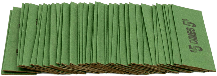 Flat Dime Coin Wrappers