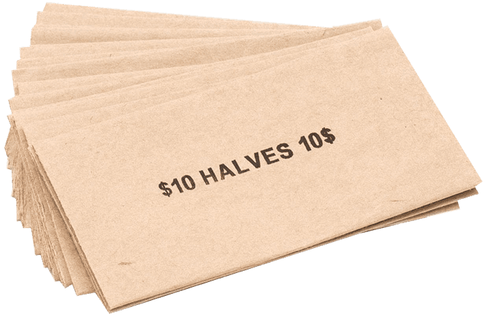 Flat Half Dollar Coin Wrappers