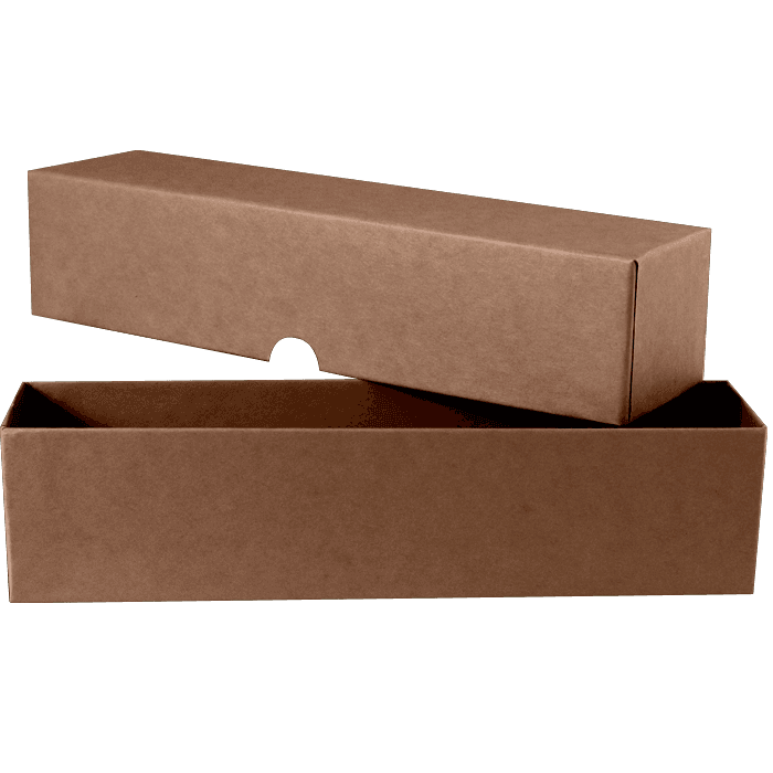 Color Coded 2x2 Coin Boxes - 8.5" - Brown