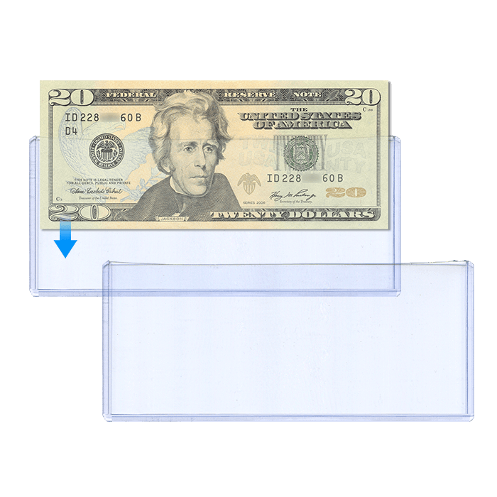 Modern Currency Sentry Holders - 6 9/16x2 7/8 - alternate view 1