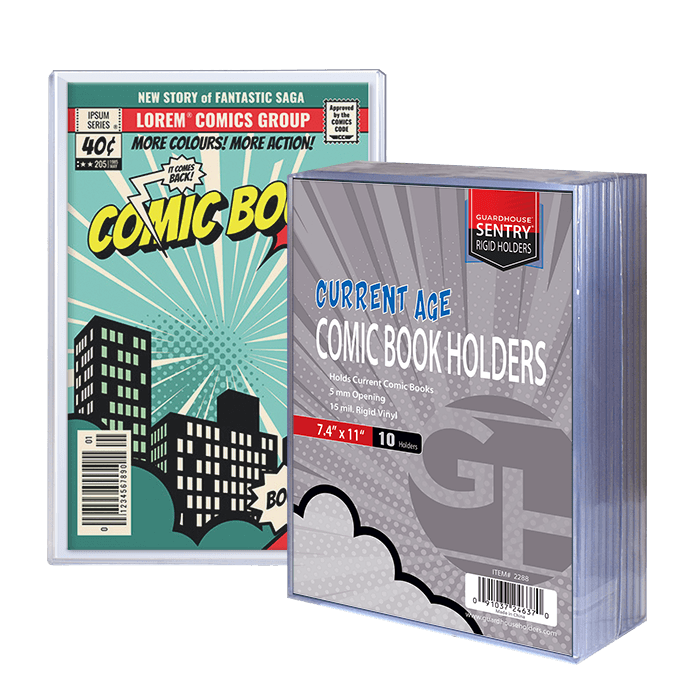 Current Comic Book Sentry Holders - 7.40" x 11"