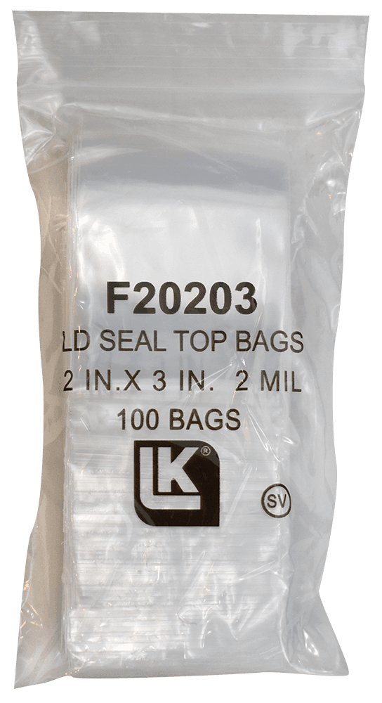 Zip Lock Bag - 2x3 (2 Mil)