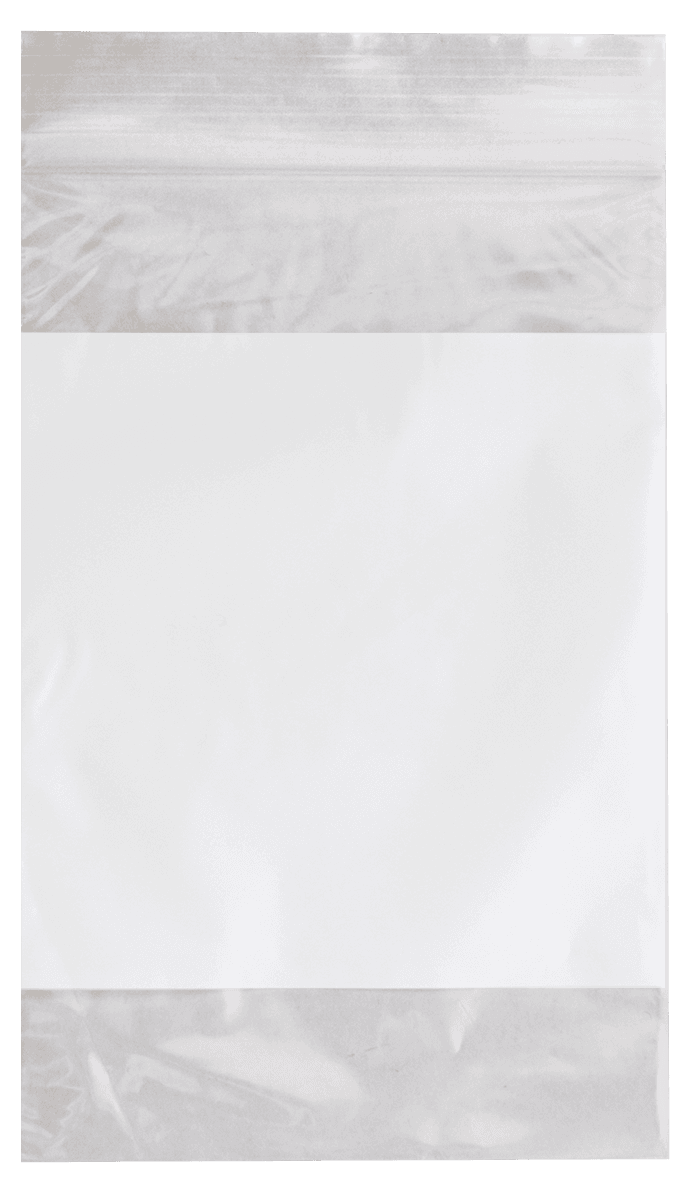 Zip Lock Bag - Write On - 4x6 (2 Mil) - alternate view 1