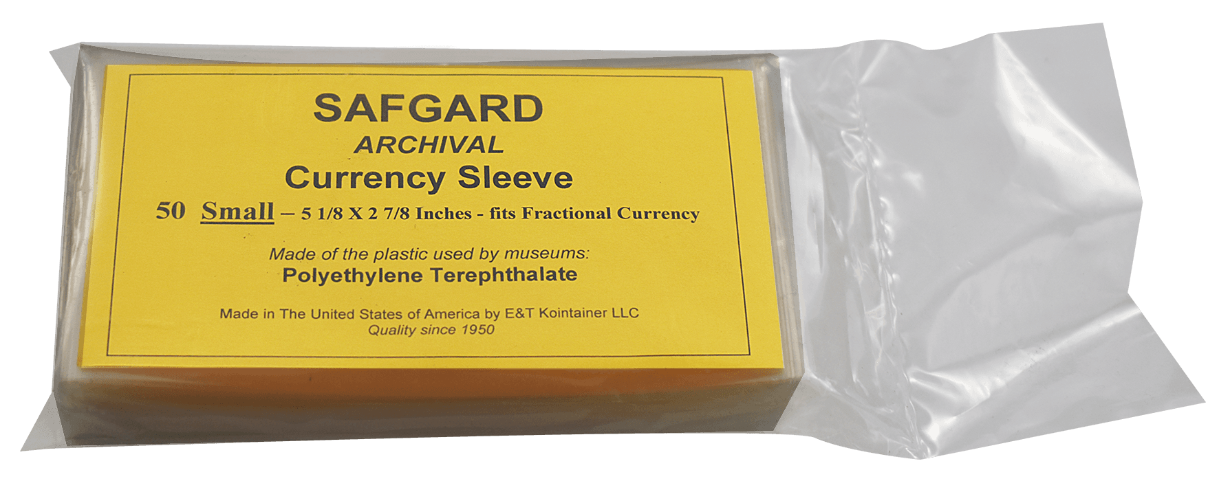 Safgard Small Currency Sleeve