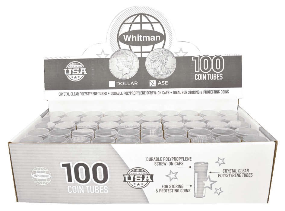 Round Coin Tube-ASE, 100/box