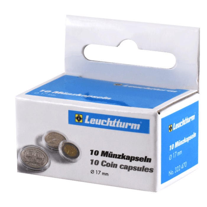 17mm - Coin Capsules (pack of 10)
