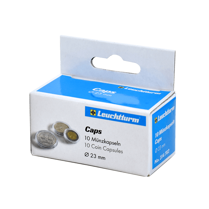23mm - Coin Capsules (pack of 10)