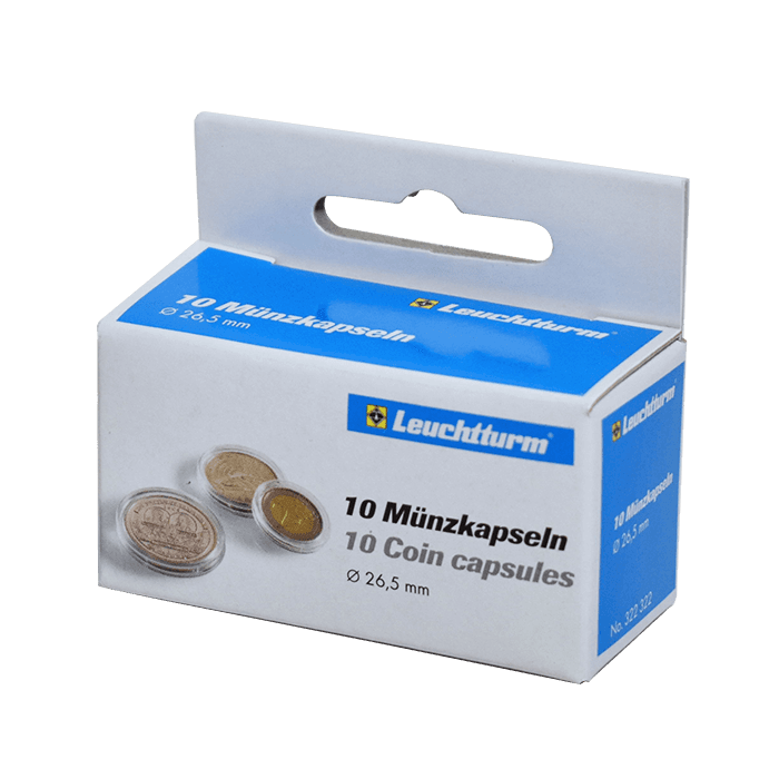 26.5mm - Coin Capsules (pack of 10)